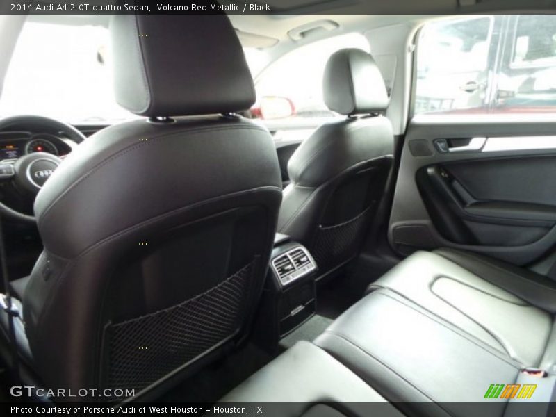 Volcano Red Metallic / Black 2014 Audi A4 2.0T quattro Sedan