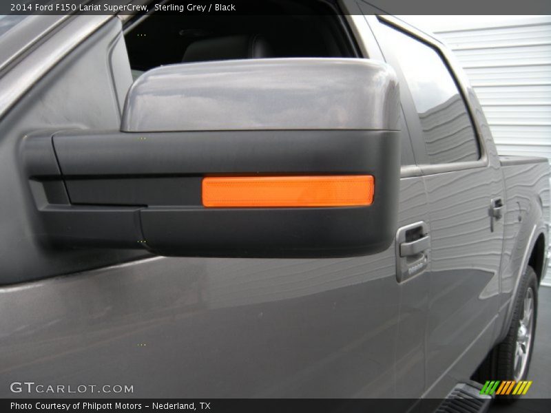 Sterling Grey / Black 2014 Ford F150 Lariat SuperCrew