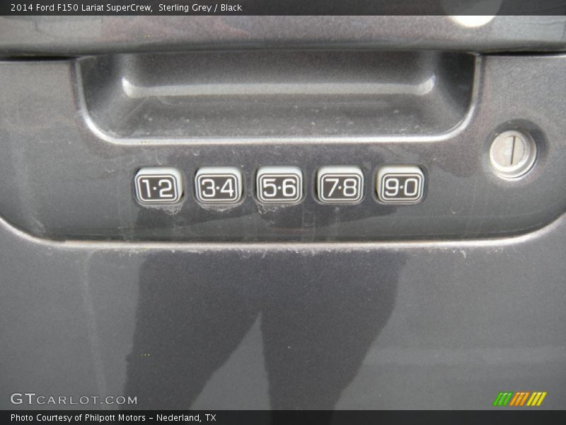 Sterling Grey / Black 2014 Ford F150 Lariat SuperCrew