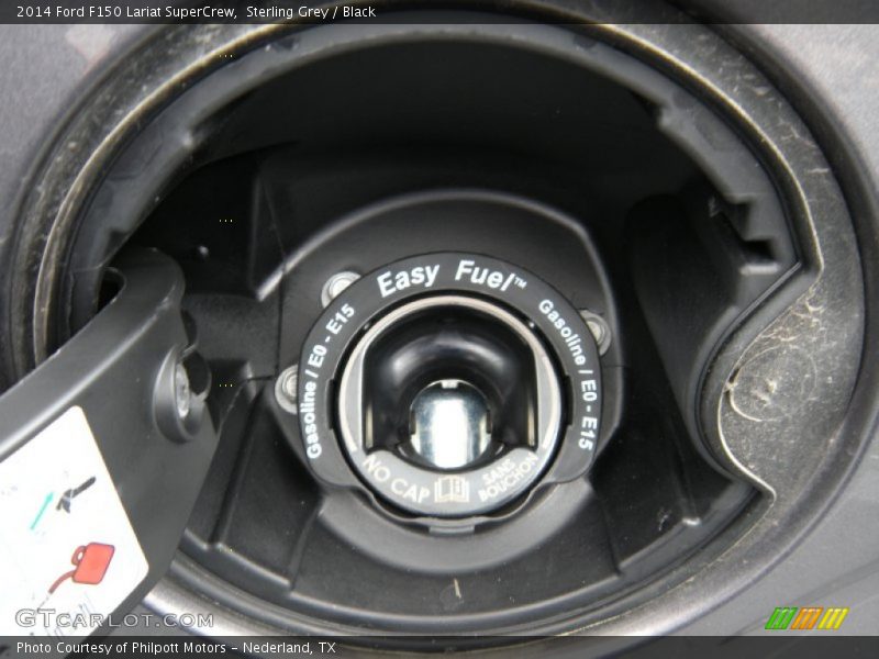 Sterling Grey / Black 2014 Ford F150 Lariat SuperCrew