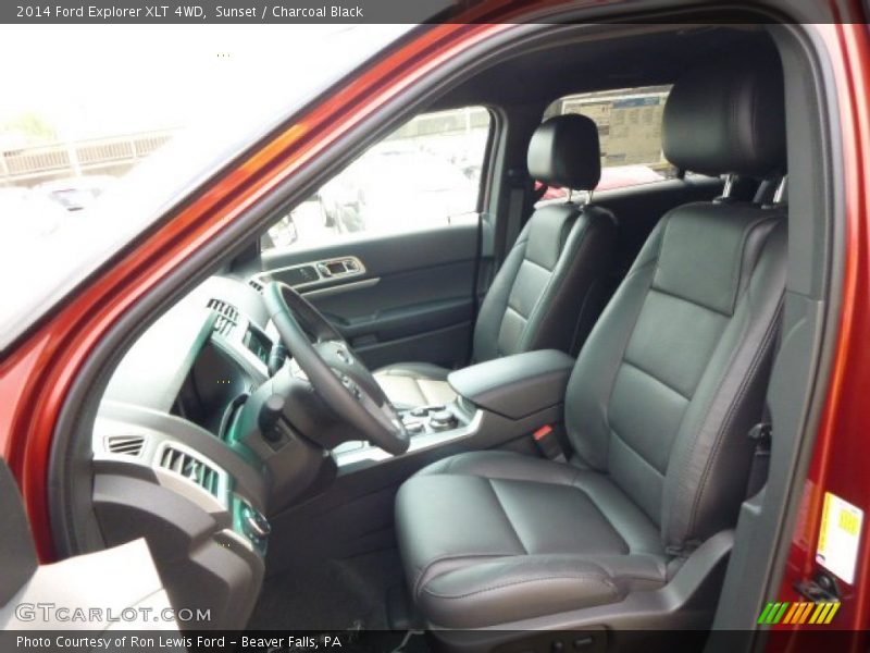 Sunset / Charcoal Black 2014 Ford Explorer XLT 4WD