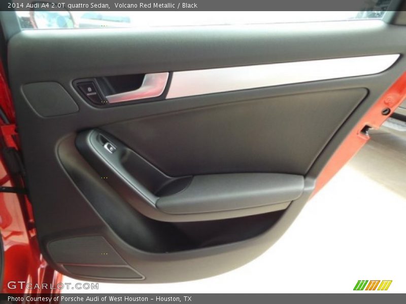 Volcano Red Metallic / Black 2014 Audi A4 2.0T quattro Sedan