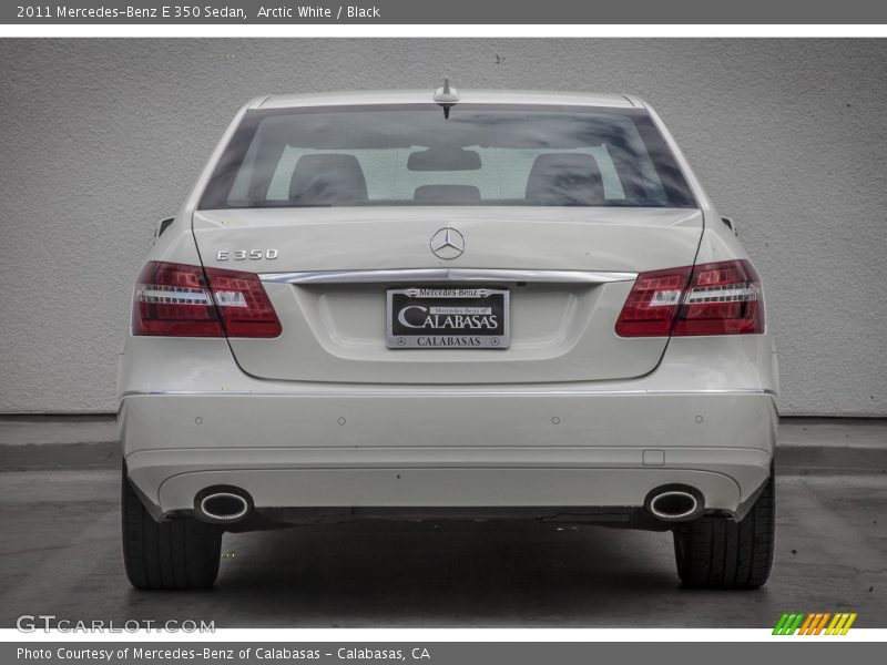 Arctic White / Black 2011 Mercedes-Benz E 350 Sedan