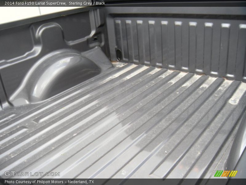 Sterling Grey / Black 2014 Ford F150 Lariat SuperCrew