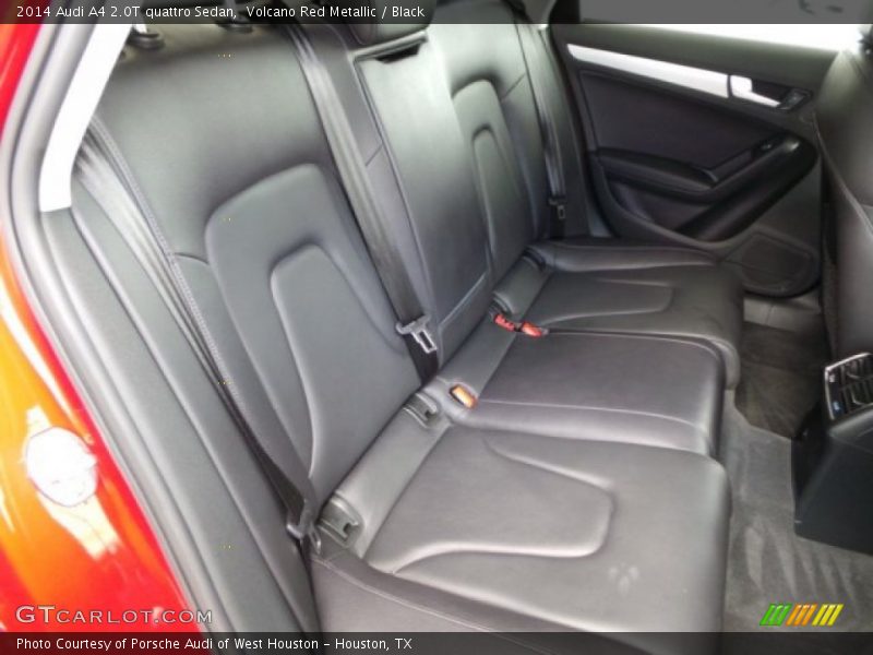 Volcano Red Metallic / Black 2014 Audi A4 2.0T quattro Sedan