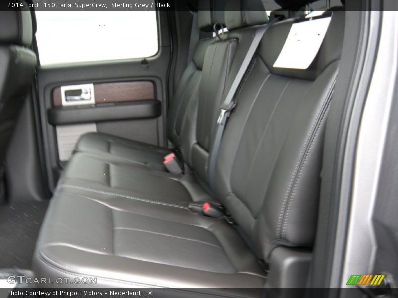Sterling Grey / Black 2014 Ford F150 Lariat SuperCrew
