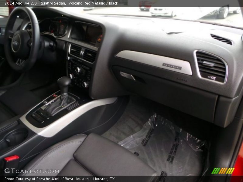 Volcano Red Metallic / Black 2014 Audi A4 2.0T quattro Sedan