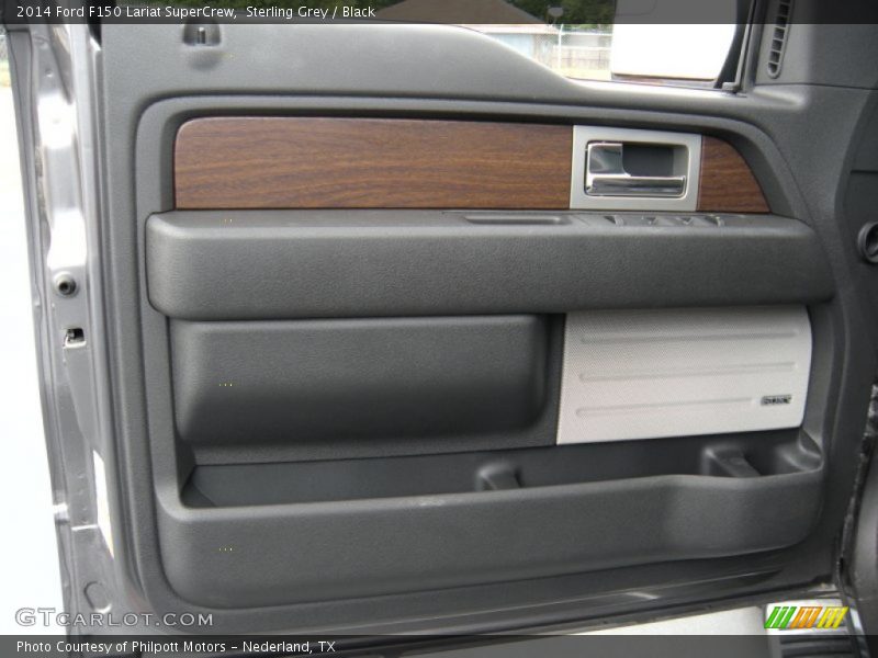 Sterling Grey / Black 2014 Ford F150 Lariat SuperCrew