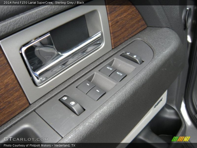 Sterling Grey / Black 2014 Ford F150 Lariat SuperCrew