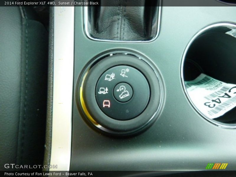 Sunset / Charcoal Black 2014 Ford Explorer XLT 4WD