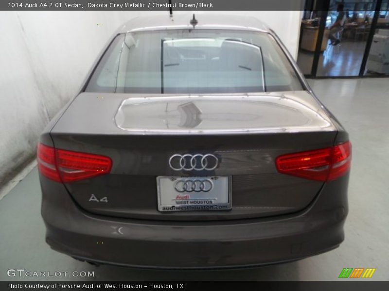 Dakota Grey Metallic / Chestnut Brown/Black 2014 Audi A4 2.0T Sedan