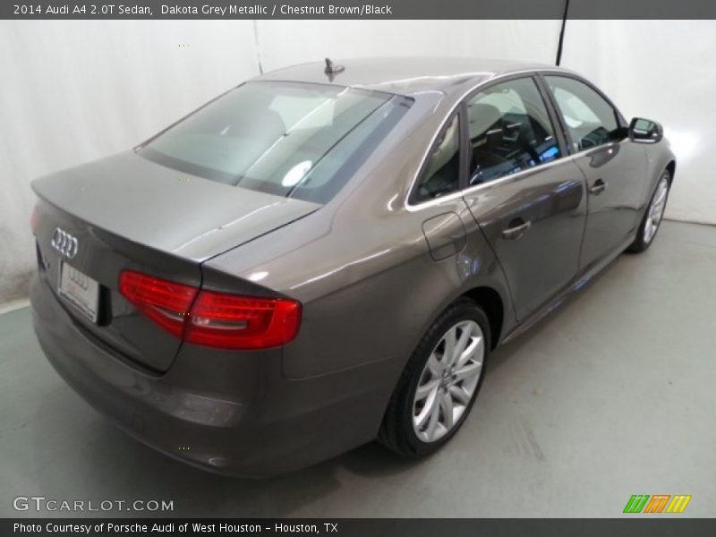 Dakota Grey Metallic / Chestnut Brown/Black 2014 Audi A4 2.0T Sedan