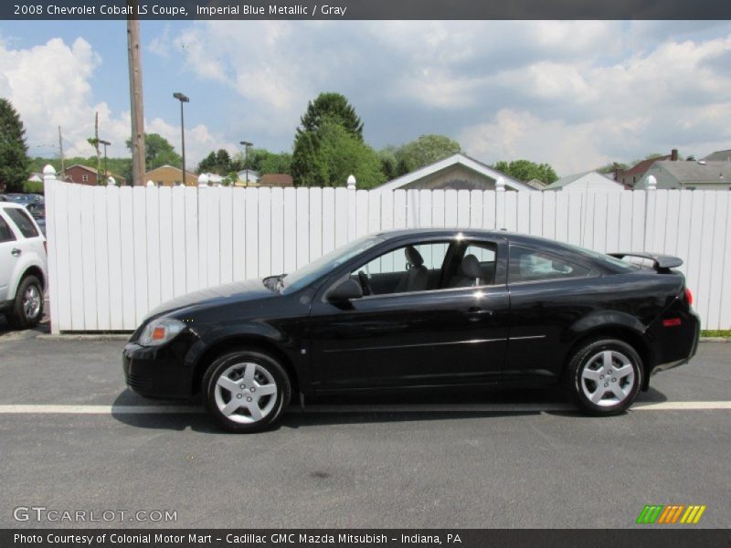 Imperial Blue Metallic / Gray 2008 Chevrolet Cobalt LS Coupe