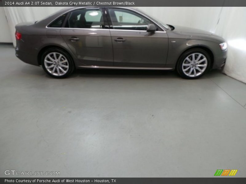 Dakota Grey Metallic / Chestnut Brown/Black 2014 Audi A4 2.0T Sedan