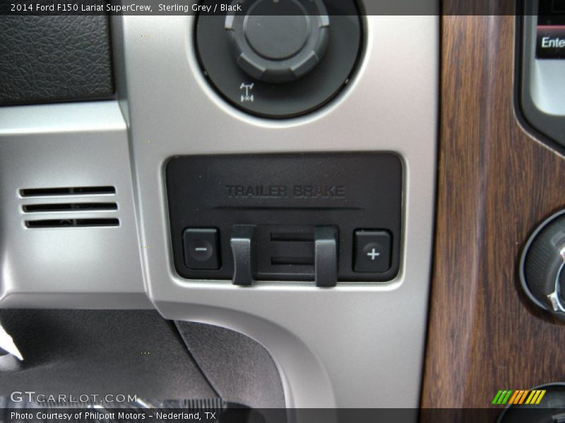 Sterling Grey / Black 2014 Ford F150 Lariat SuperCrew