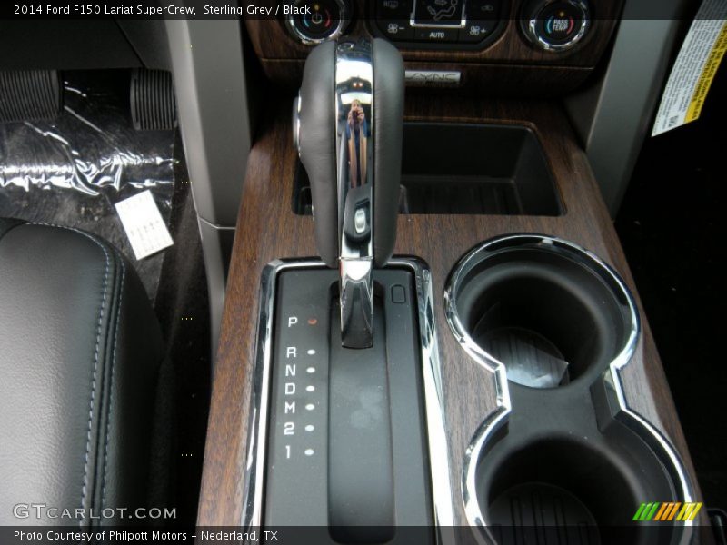 Sterling Grey / Black 2014 Ford F150 Lariat SuperCrew