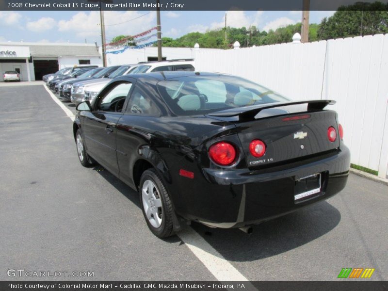 Imperial Blue Metallic / Gray 2008 Chevrolet Cobalt LS Coupe