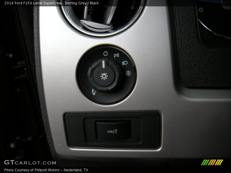 Sterling Grey / Black 2014 Ford F150 Lariat SuperCrew