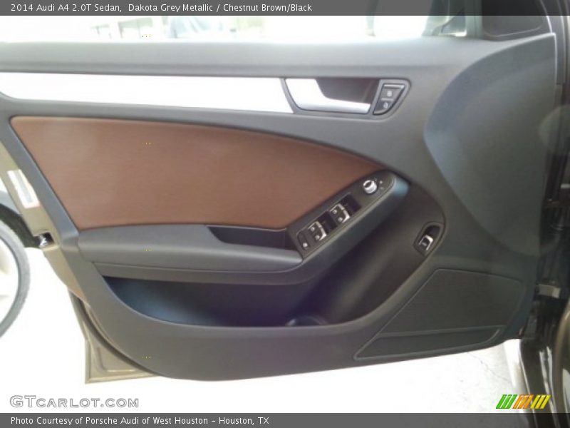 Dakota Grey Metallic / Chestnut Brown/Black 2014 Audi A4 2.0T Sedan