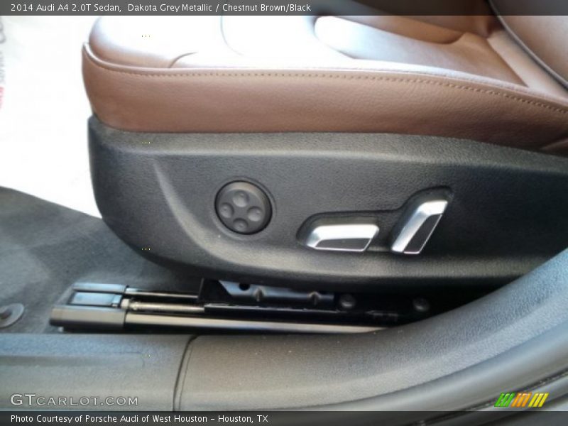 Dakota Grey Metallic / Chestnut Brown/Black 2014 Audi A4 2.0T Sedan
