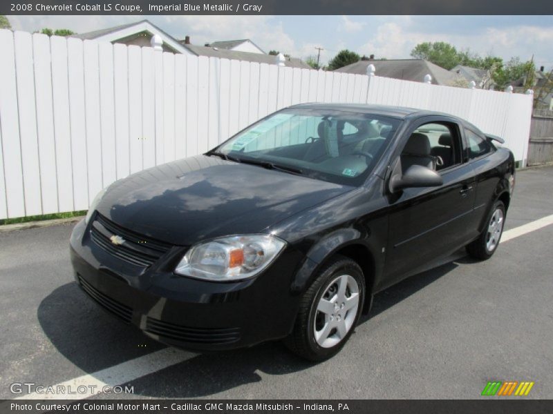 Imperial Blue Metallic / Gray 2008 Chevrolet Cobalt LS Coupe