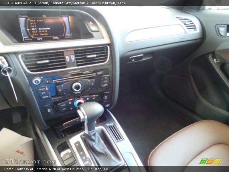 Dakota Grey Metallic / Chestnut Brown/Black 2014 Audi A4 2.0T Sedan