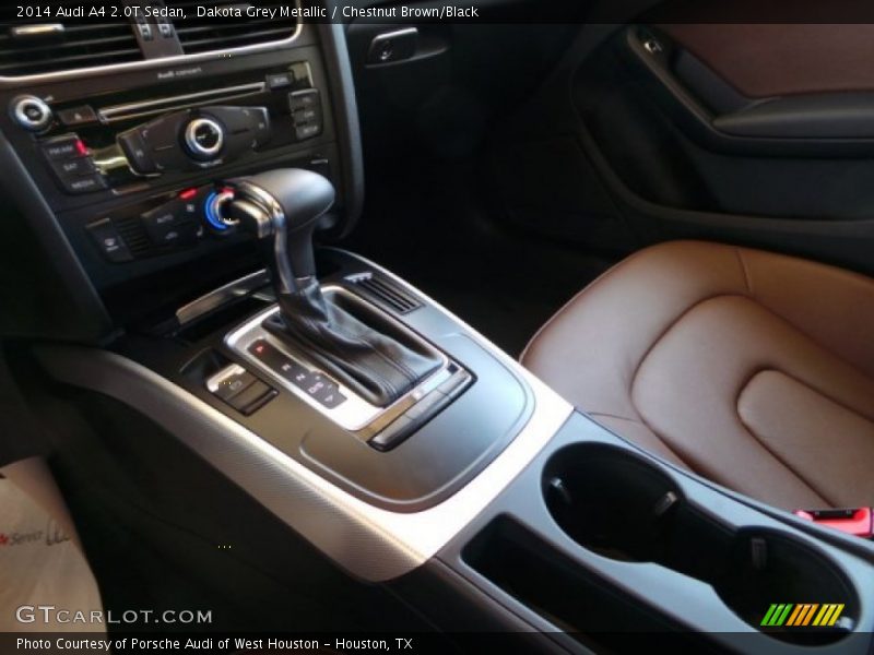 Dakota Grey Metallic / Chestnut Brown/Black 2014 Audi A4 2.0T Sedan