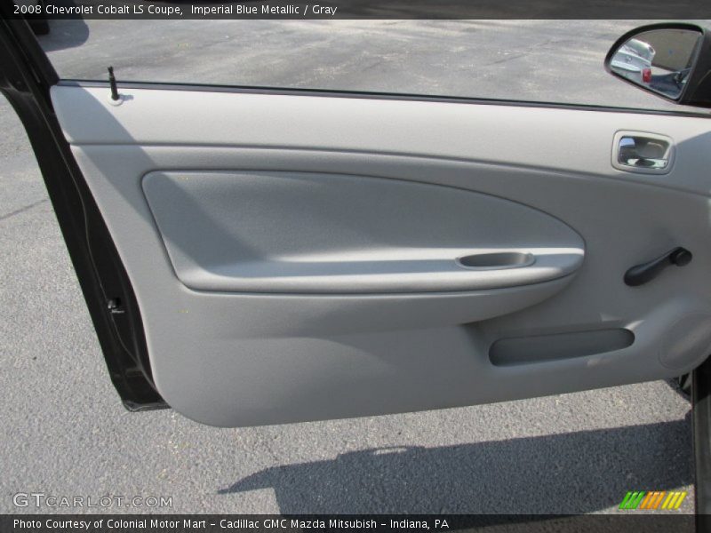 Imperial Blue Metallic / Gray 2008 Chevrolet Cobalt LS Coupe