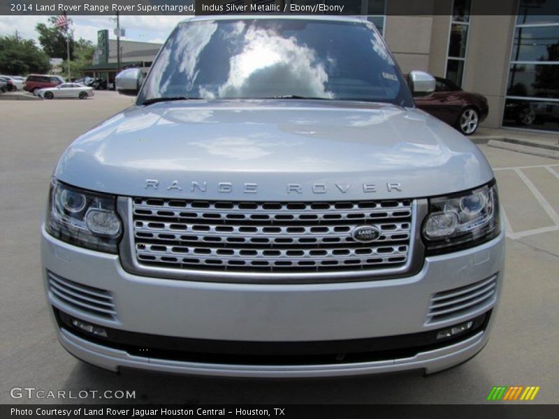 Indus Silver Metallic / Ebony/Ebony 2014 Land Rover Range Rover Supercharged