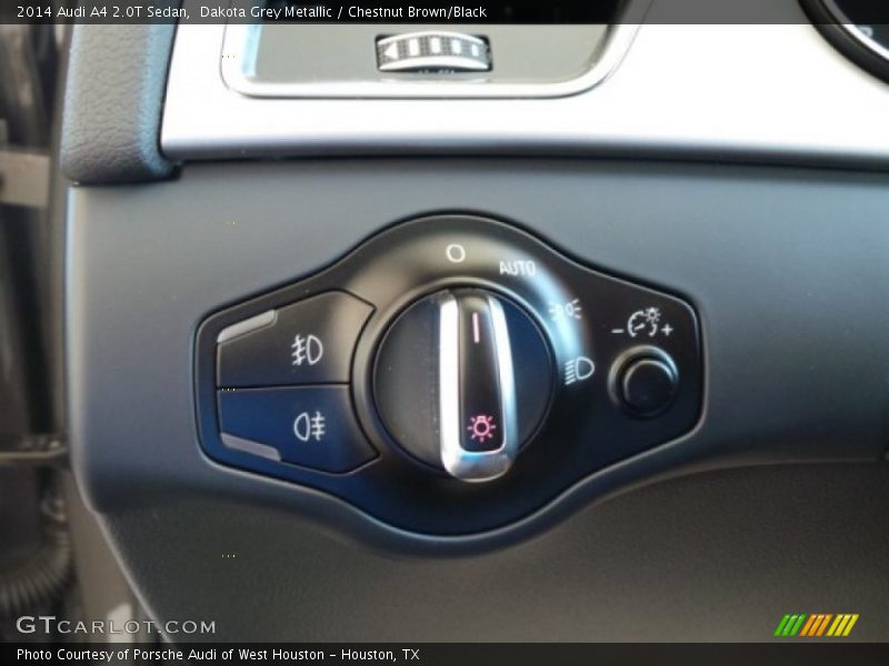 Dakota Grey Metallic / Chestnut Brown/Black 2014 Audi A4 2.0T Sedan