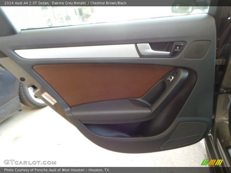 Dakota Grey Metallic / Chestnut Brown/Black 2014 Audi A4 2.0T Sedan