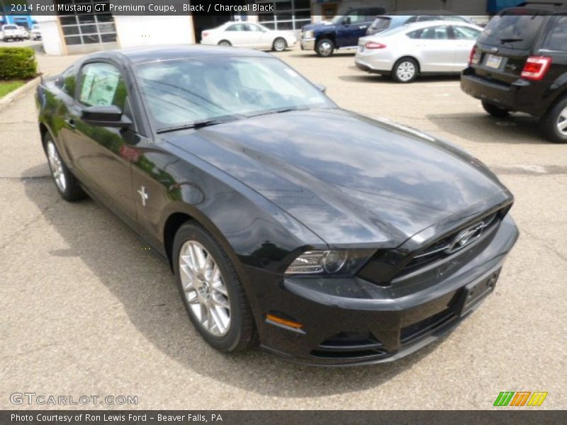 Black / Charcoal Black 2014 Ford Mustang GT Premium Coupe