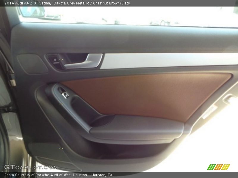 Dakota Grey Metallic / Chestnut Brown/Black 2014 Audi A4 2.0T Sedan