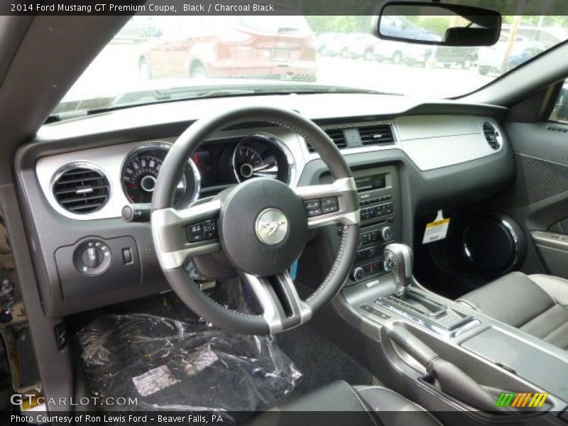 Black / Charcoal Black 2014 Ford Mustang GT Premium Coupe
