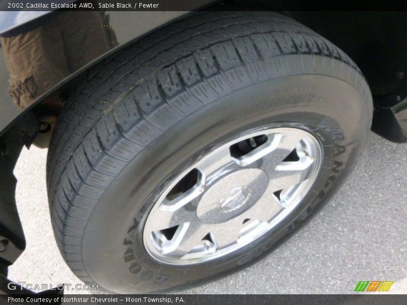 Sable Black / Pewter 2002 Cadillac Escalade AWD