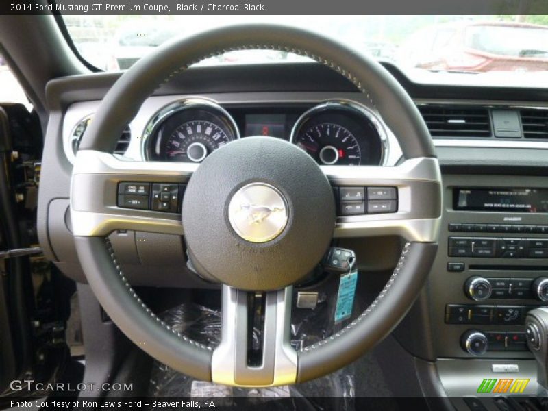 Black / Charcoal Black 2014 Ford Mustang GT Premium Coupe