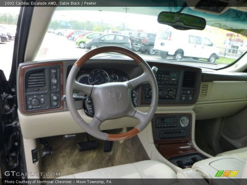 Sable Black / Pewter 2002 Cadillac Escalade AWD