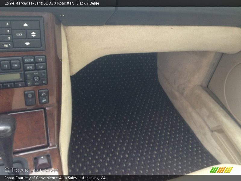 Black / Beige 1994 Mercedes-Benz SL 320 Roadster