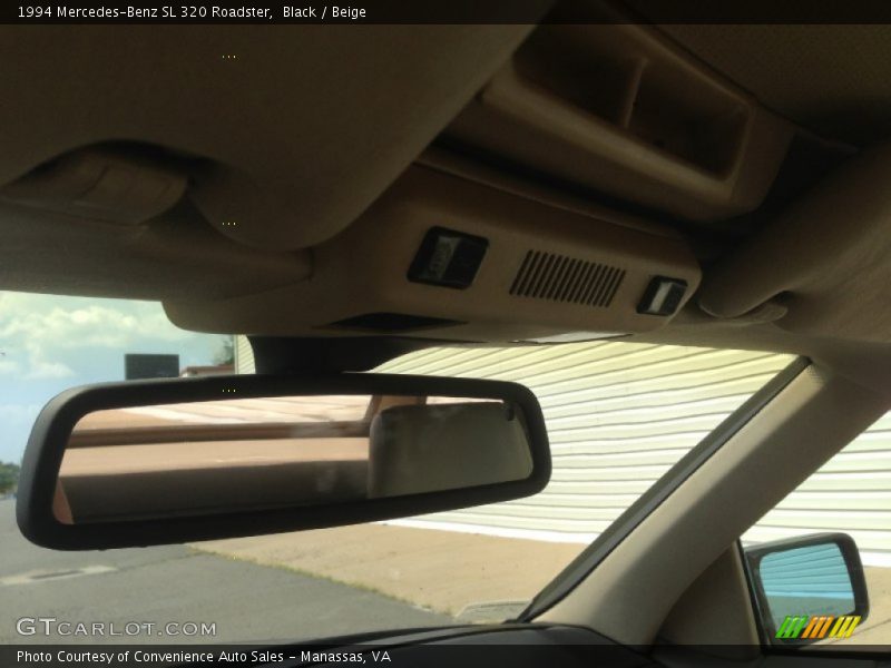 Black / Beige 1994 Mercedes-Benz SL 320 Roadster