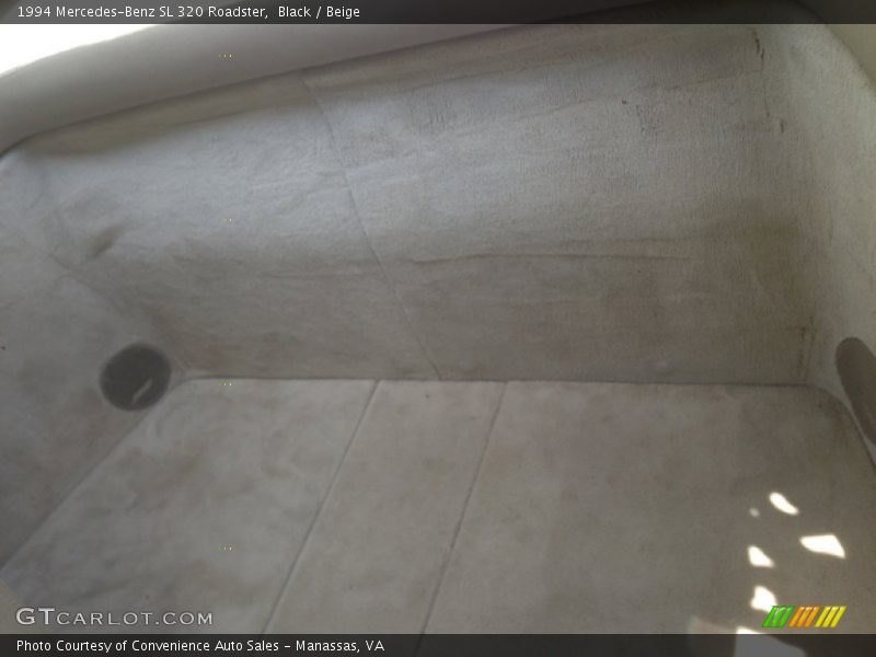 Black / Beige 1994 Mercedes-Benz SL 320 Roadster