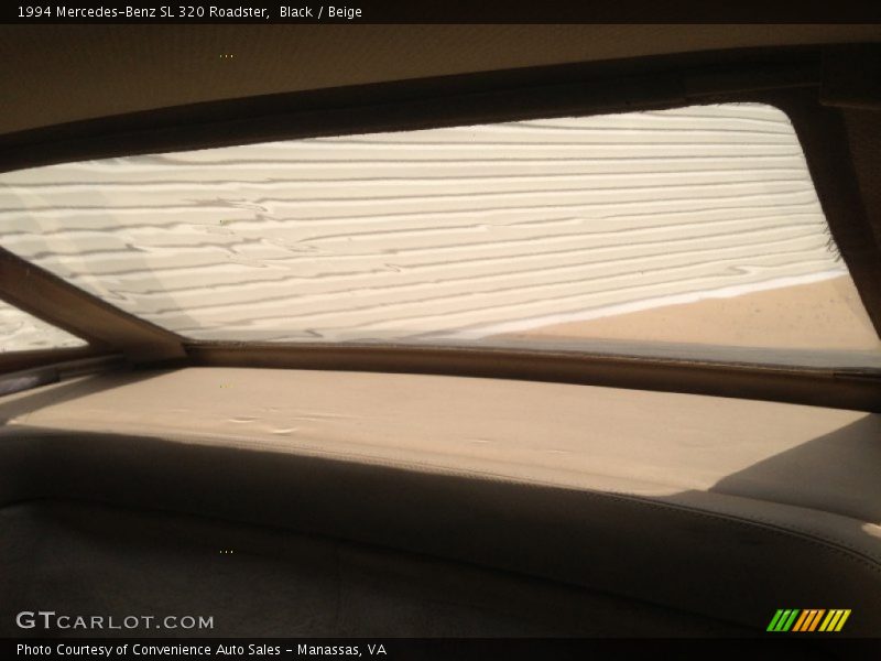 Black / Beige 1994 Mercedes-Benz SL 320 Roadster