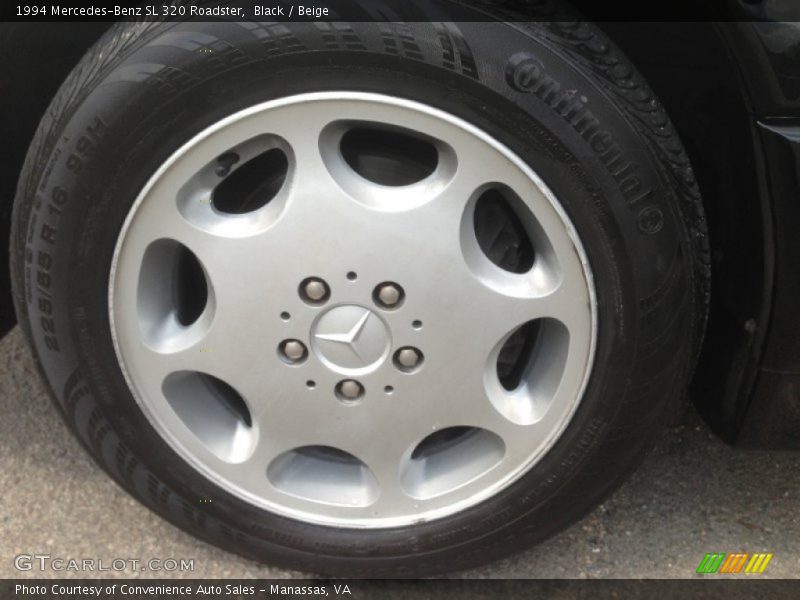 Black / Beige 1994 Mercedes-Benz SL 320 Roadster