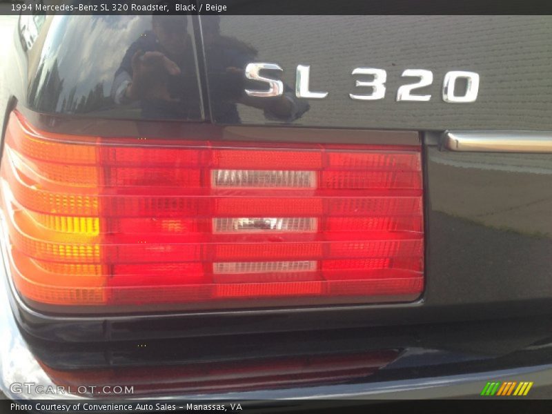 Black / Beige 1994 Mercedes-Benz SL 320 Roadster