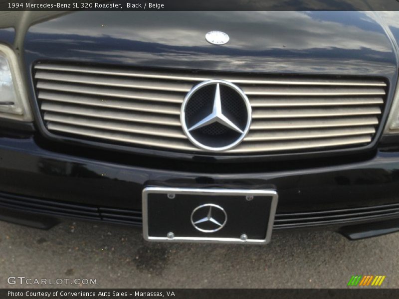 Black / Beige 1994 Mercedes-Benz SL 320 Roadster