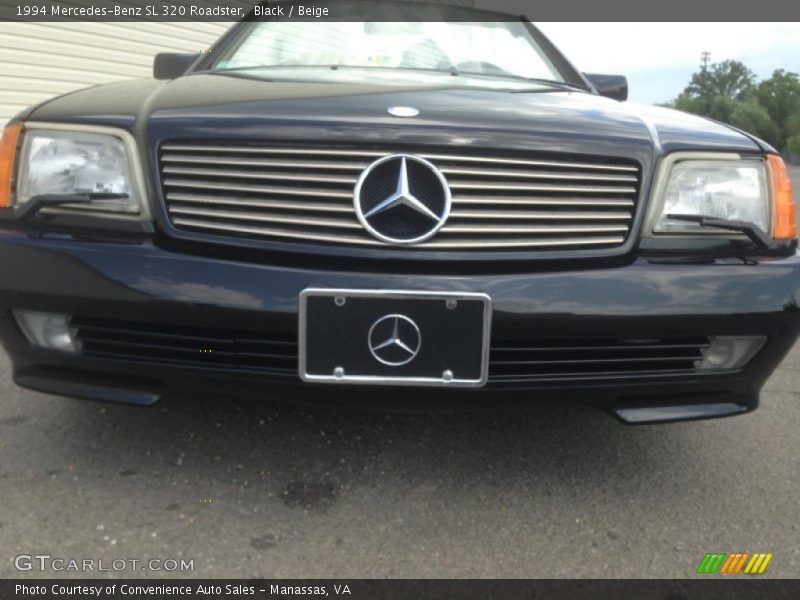 Black / Beige 1994 Mercedes-Benz SL 320 Roadster