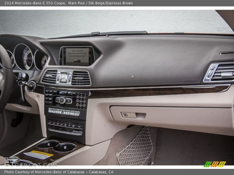 Mars Red / Silk Beige/Espresso Brown 2014 Mercedes-Benz E 350 Coupe