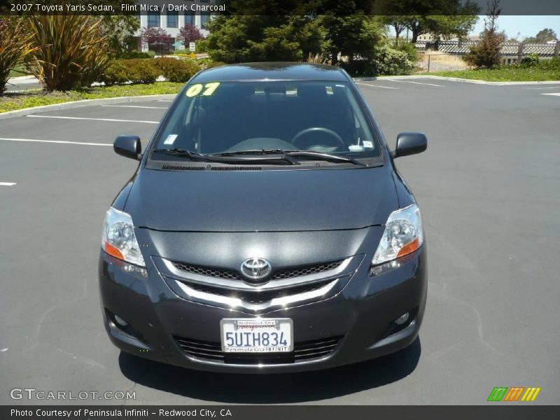 Flint Mica / Dark Charcoal 2007 Toyota Yaris Sedan