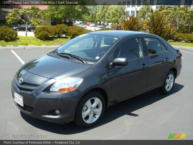 Flint Mica / Dark Charcoal 2007 Toyota Yaris Sedan