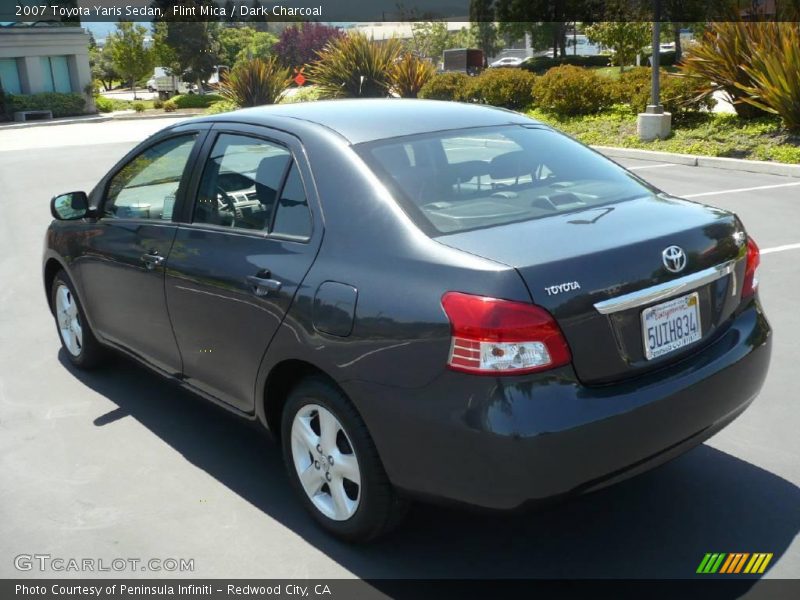 Flint Mica / Dark Charcoal 2007 Toyota Yaris Sedan