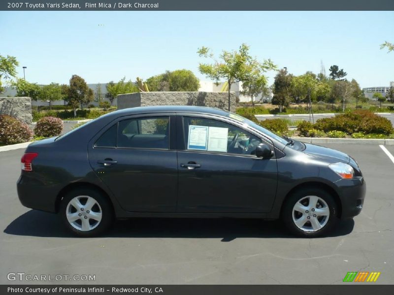 Flint Mica / Dark Charcoal 2007 Toyota Yaris Sedan